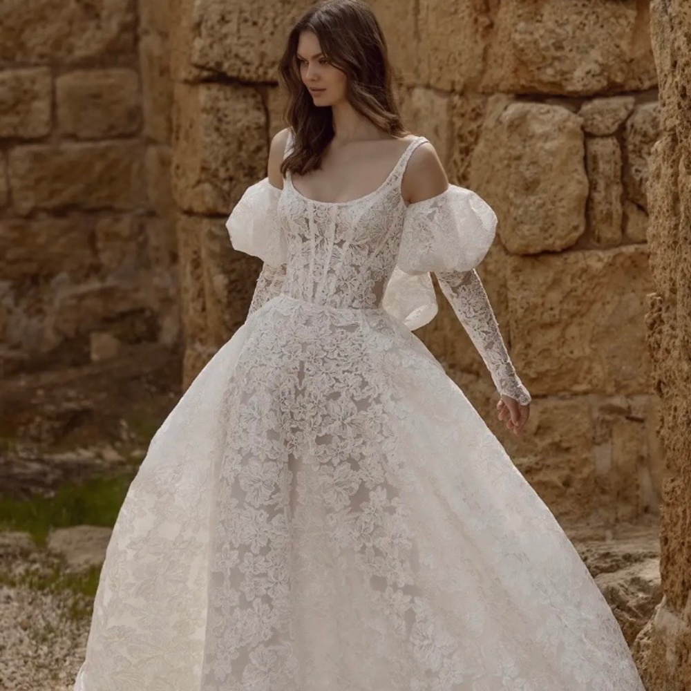 Pnina Tornai, Love Dress #14998 Label Size US 4 • White • 2023